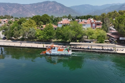 K&ouml;yceğiz ve Dalyan Kanalı'nda y&uuml;zey temizliği 