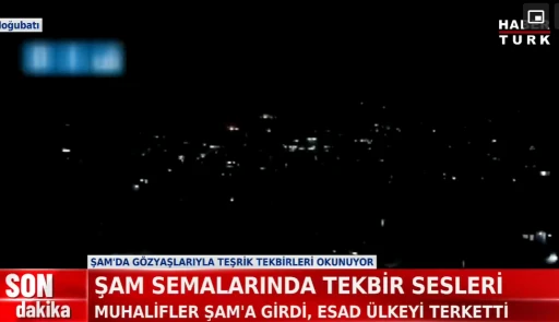 Muhalifler Şam'a girdi, Esad ka&ccedil;tı, rejim y&ouml;netimi devrediyor!