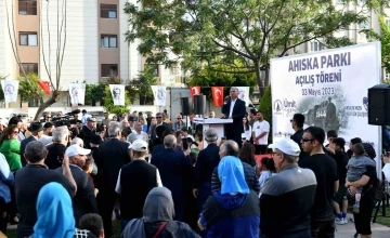 Muratpaşa&rsquo;da Ahıska Parkı a&ccedil;ıldı
