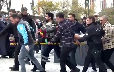 Muş&rsquo;ta apartman dairesinde korku dolu anlar