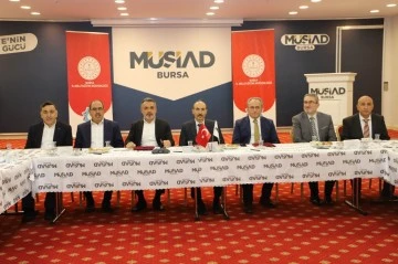 M&Uuml;SİAD Bursa'dan mesleki eğitime destek 