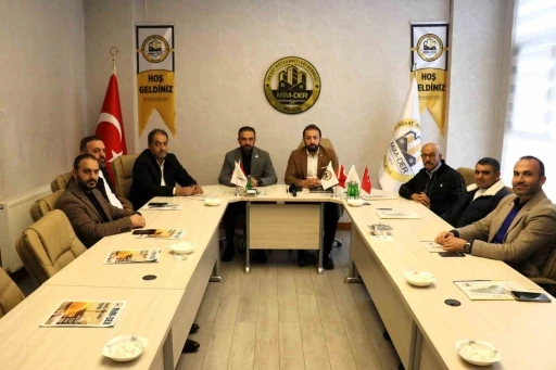 M&Uuml;SİAD Malatya şubesi ve MİMDER y&ouml;netimi, kentin inşası i&ccedil;in bir araya geldi
