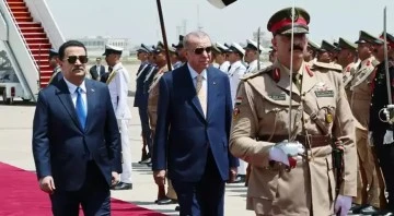 Cumhurbaşkanı Erdoğan, Irak'ta resmi t&ouml;renle karşılandı