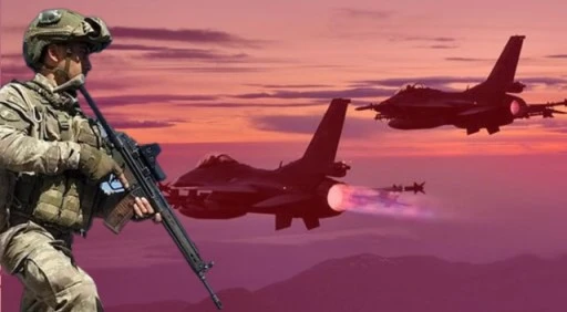 Irak ve Suriye'nin kuzeyinde 15 ter&ouml;rist &ouml;ld&uuml;r&uuml;ld&uuml;