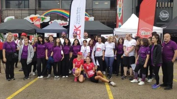 Bursa'da d&uuml;zenlenen "Eker I Run Koşusu"nda &Ccedil;EK'te yer aldı 