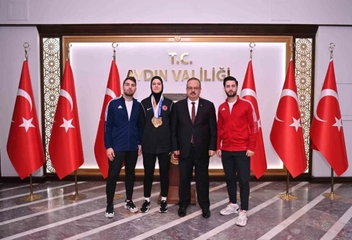 Nazillili Sporcu Elifnaz Avrupa &uuml;&ccedil;&uuml;nc&uuml;s&uuml; oldu
