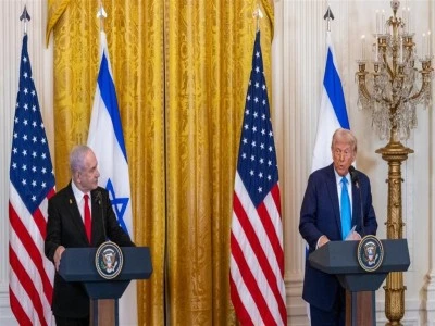 Netanyahu ile Trump Gazze kentinin işgali kararını g&ouml;r&uuml;şt&uuml;