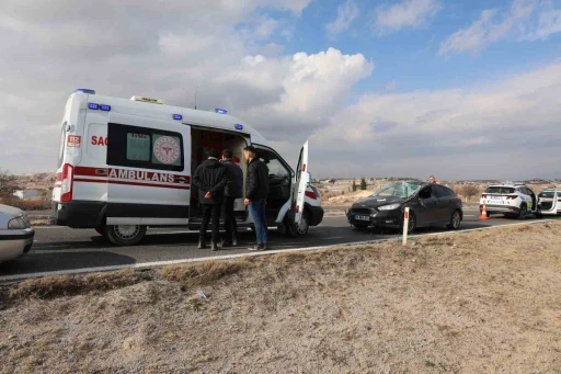 Nevşehir&rsquo;de trafik kazası: 1 yaralı
