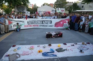 Niğde&rsquo;de Filistin&rsquo;e destek y&uuml;r&uuml;y&uuml;ş&uuml; d&uuml;zenlendi
