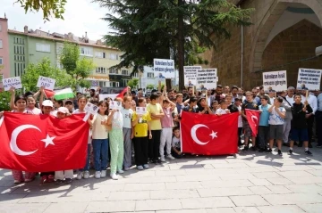 Niğde&rsquo;de İsrail Başbakanı&rsquo;nın ABD Kongresi&rsquo;nde yaptığı konuşma protesto edildi
