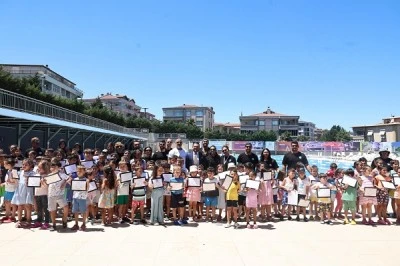 Nil&uuml;fer Belediyesi Yaz Spor Okulları&rsquo;nda ilk d&ouml;nem tamamlandı  