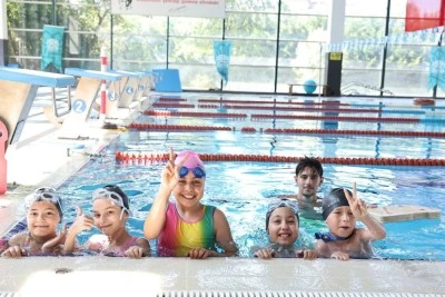 Nil&uuml;fer'de &ccedil;ocuklar sporla b&uuml;y&uuml;yor!