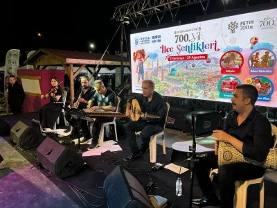 Nil&uuml;fer İl&ccedil;e Şenliği dolu dolu ge&ccedil;ti