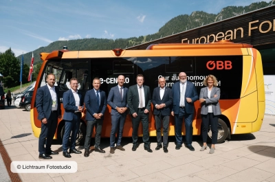 &Ouml;BB, Alpbach&rsquo;ta Otonom Otokar e‑Centro ile Yolcu Taşımaya Başladı
