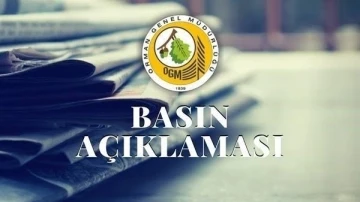 OGM&rsquo;den yangınla m&uuml;cadelede kullanılan İHA&rsquo;ların kiralanmasına ilişkin a&ccedil;ıklama
