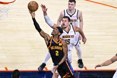 Oklahoma City Thunder, Denver&rsquo;a 43 sayı fark attı, seriyi eşitledi
