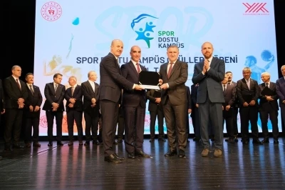 OM&Uuml;&rsquo;ye "Spor Dostu Kamp&uuml;s" &uuml;nvanı
