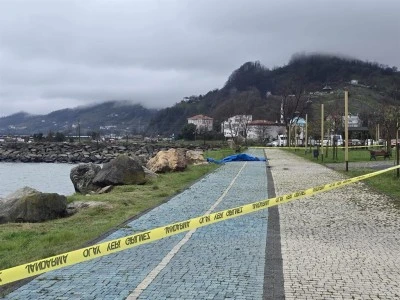 Ordu'da sahile, insansız ara&ccedil; olduğu değerlendirilen cihaz vurdu
