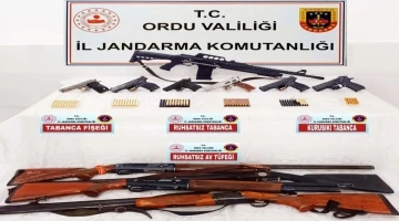 Ordu&rsquo;da silah ka&ccedil;ak&ccedil;ılığı operasyonunda 1 kişi tutuklandı
