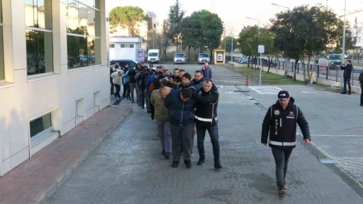 Ordu merkezli 14 ilde organize su&ccedil; operasyonu: 24 tutuklama
