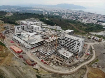Ordu Şehir Hastanesi inşaatı y&uuml;zde 71&rsquo;e ulaştı
