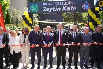 Orhangazi Belediyesi  Zeytin Cafe 2 a&ccedil;ıldı