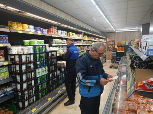 Orhangazi'de zincir marketlere kapsamlı denetim 
