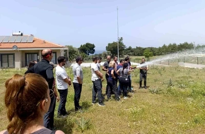 Orman ekiplerinden, &rsquo;Orman yangınlarını &ouml;nleme&rsquo; eğitimi
