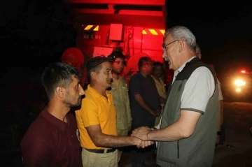 Orman Genel M&uuml;d&uuml;r&uuml; Karacabey yangınla m&uuml;cadeleye destek verenlere teşekk&uuml;r etti
