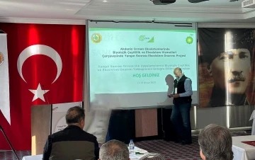 Orman yangınlarının ekosistem &uuml;zerindeki etkisiyle ilgili &ccedil;alıştay yapıldı
