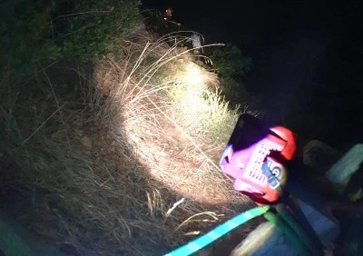 Ormanlık alanda mahsur kalan bir kişi kurtarıldı