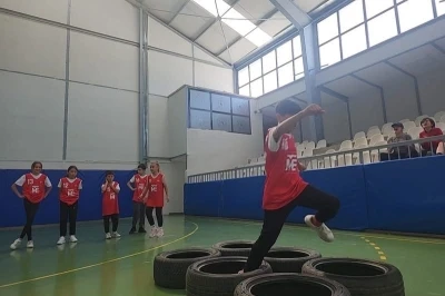 &rsquo;Ortaokullar Arası Parkur Yarışması&rsquo; d&uuml;zenlendi
