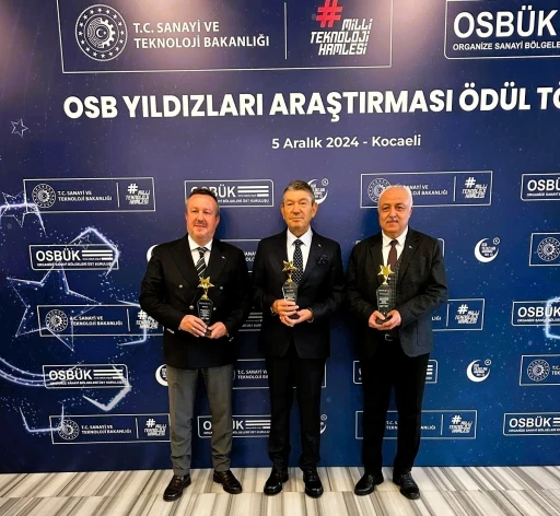 OSB&rsquo;nin Yıldızları Araştırmasından Denizli OSB&rsquo;ye &ouml;d&uuml;l
