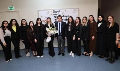 Osmangazi Belediye Başkanı Aydın: &Ouml;ğretmenlerimiz bizim i&ccedil;in de daima yol g&ouml;stericidir