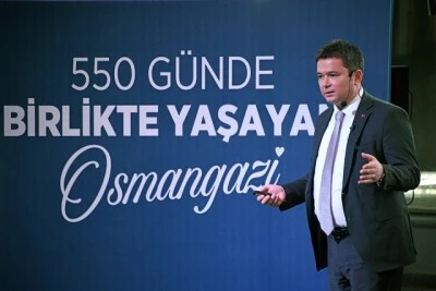 Osmangazi Belediye Başkanı Erkan Aydın 550 g&uuml;nl&uuml;k g&ouml;rev s&uuml;recini anlattı: Tasarruf ettik, tasarrufu hizmete &ccedil;evirdik