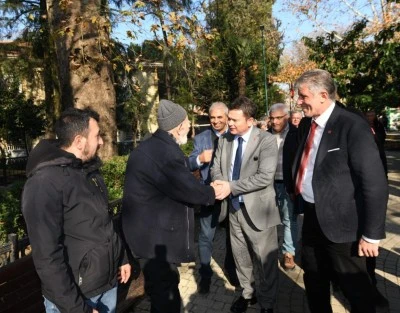 Osmangazi Belediye Başkanı Erkan Aydın, H&uuml;rriyet Mahallesi sakinlerinin taleplerini dinledi 