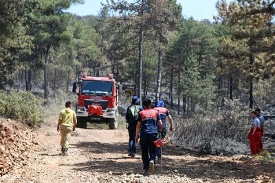 Osmangazi Belediyesi, Bursa'da &ccedil;ıkan yangınlara karşı t&uuml;m g&uuml;c&uuml;yle sahada