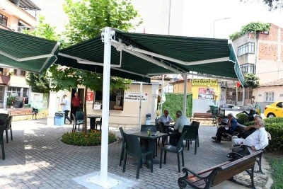 Osmangazi Belediyesi, Koğuk&ccedil;ınar Emekliler Lokali, mahallelinin uğrak noktası oldu