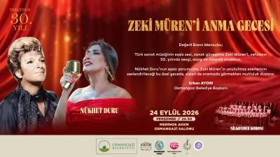 Osmangazi Belediyesi'nden Zeki M&uuml;ren'e &ouml;zel gece