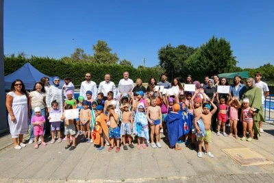 Osmangazi Belediyesi'nin minik y&uuml;z&uuml;c&uuml;leri sertifikalarını aldı