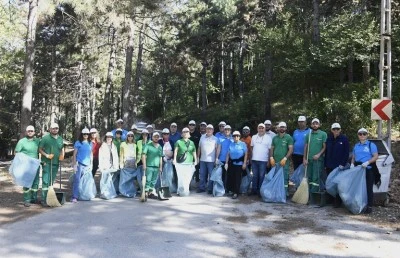 Osmangazi Belediyesi ve rotary kul&uuml;plerinden 'Temiz bir Bursa' etkinliği