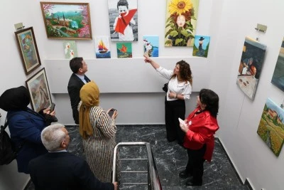 Osmangazi&rsquo;de bir yıllık emek sergiye taşındı