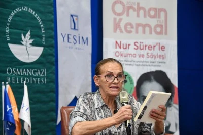 Osmangazi'de Nur S&uuml;rer&rsquo;den edebiyat ve emek buluşması
