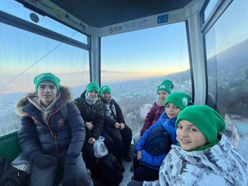 Osmangazi&rsquo;deki &ccedil;ocuklar kayak yapmayı &ouml;ğreniyor