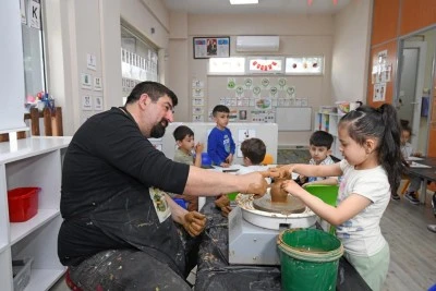 Osmangazi&rsquo;nin miniklerinden geleneksel sanata ilk dokunuş