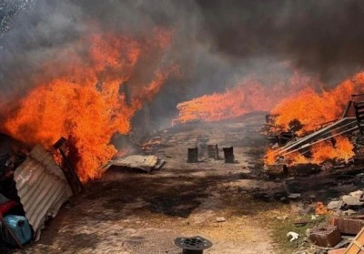 Osmangazi ve Karacabey'de yangın
