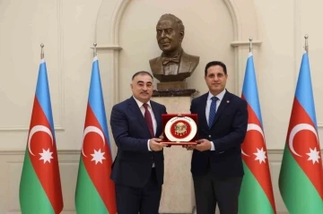 Osmanlı Ocakları Başkanı Kadir Canpolat, Azerbaycan B&uuml;y&uuml;kel&ccedil;isini ziyaret etti
