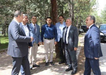 &Ouml;SYM Başkanı Prof. Dr. Ersoy, ER&Uuml;&rsquo;de
