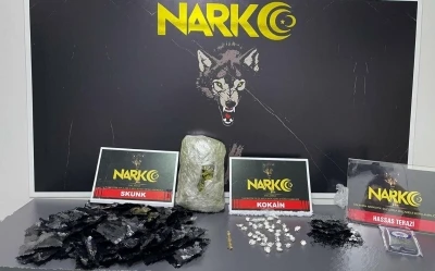 Otele uyuşturucu operasyonu; 2 tutuklama