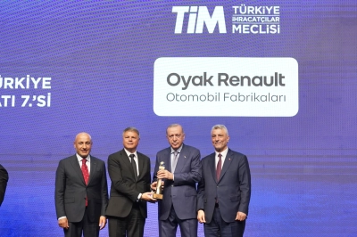Oyak Renault, T&uuml;rkiye&rsquo;nin en b&uuml;y&uuml;k 7. ihracat&ccedil;ısı oldu